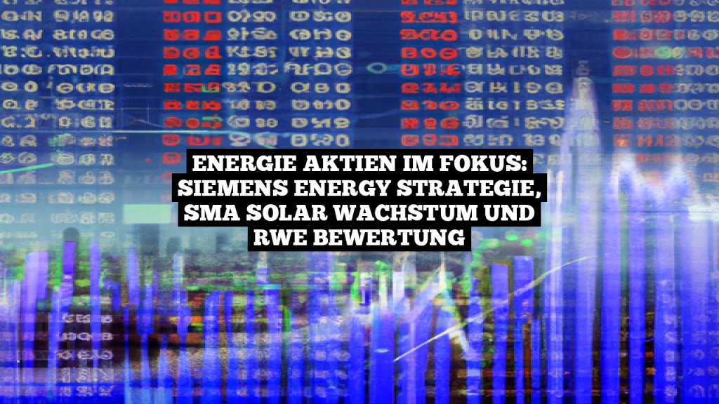 Energie Aktien Im Fokus: Siemens Energy Strategie, SMA Solar Wachstum ...